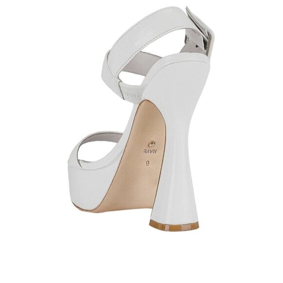 RAYE Rush High Heels in White 10 With Box Womens Platforms - Picture 3 of 13